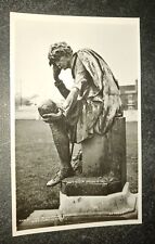 vtg RPPC postcard SHAKESPEARE Memorial Stratford statue HAMLET rare unposted  picture