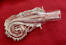 Antique Boston Sandwich Glass  Seahorse  Scent Bottle 19th c. #1742 picture