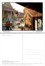 Thailand Bangkok The Temple of the Emerald Buddha Chapel Royal Vintage Postcard picture