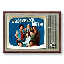 WELCOME BACK KOTTER Classic TV 3.5 inches x 2.5 inches Steel Cased FRIDGE MAGNET picture