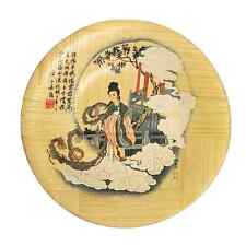 VTG Japanese Bamboo Decorative Coaster Plate Saucer Made/ Taiwan Republic China picture