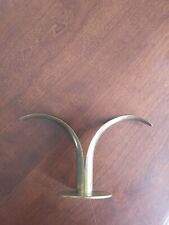 Vintage Ystad Metall Brass Lily Candlestick Holder picture