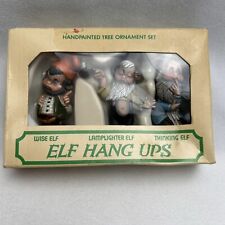 Vintage Elf Hang Ups Christmas Tree Ornaments picture