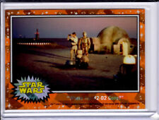 2022 Topps Star Wars Chrome Sapphire Where Has R2-D2 Gone Orange 09/25 picture