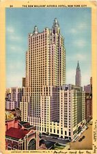 Postcard The New Waldorf Astoria Hotel New York City New York picture