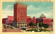 Vintage Postcard- Public Square, Youngstown, OH Early 1900s picture