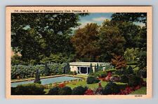 Trenton NJ-New Jersey, Trenton Country Club Pool, Antique Vintage Postcard picture