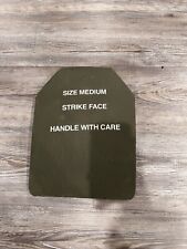 (1) Military Army Tactical Surplus Medium Strike Face Ballistic Plate picture