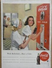1948 Coca-Cola Ad; Nurse picture