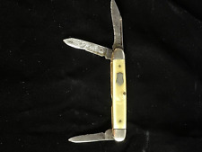 Vtg Pearl Handle 3 Blade Pocket Knife Imperial picture