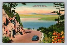 Victoria-British Columbia, The Malahat Drive, Antique Vintage Souvenir Postcard picture