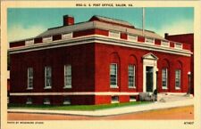 1940'S. U.S. POST OFFICE. SALEM, VA. POSTCARD TM14 picture