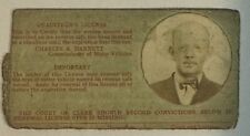 Chauffeurs License Franklin NY New York Damaged Very Old picture