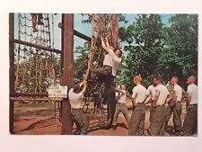 Fort Leonard Wood Missouri Trainees Learn To Maneuver Obstacle Course Postcard picture