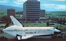 Postcard NASA Space Shuttle Enterprise Marshall Space Flight Center Headquarters picture
