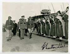 WWII photograph of British General Henry Maitland Wilson, signed by Wilson picture