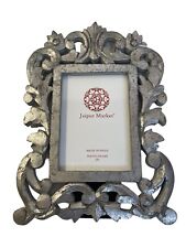 Jaipur Market Picture Frame Handcrafted in India Wood Painted 5 x 7 Gray/Silver picture