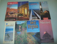 Lot of 8 State Highway/Transportation Maps VA WV NC SC NY NJ MD  EXC picture