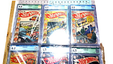 VINTAGE DC COMICS HOT WHEELS FULL SET  CGC NEWLY GRADED  #1 2 3 4 5 6 RACING  picture