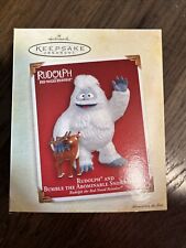 2005 Hallmark Keepsake Rudolph & Bumble the Abominable Snowmonster Ornament picture