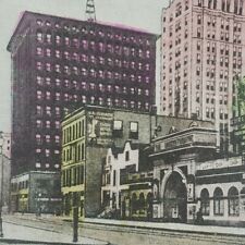 Buffalo New York Prudential Telephone Building Street Scene Stereoview G445 picture