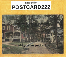 CT Willimantic 1913 antique postcard HOUSES ON PROSPECT AVE CAMP GROUNDS picture