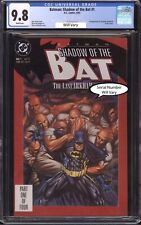 Batman: Shadow of the Bat #1 CGC 9.8 1st Victor Zsasz Jeremiah Arkham 1992 picture