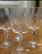 4 Stunning Cristal D'Arques-Durand Saumur Wine Glasses picture