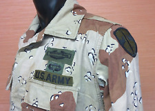 Vintage Gulf War Era USGI Desert Chocolate Chip Camo Coat Jacket Sz Medium Short picture