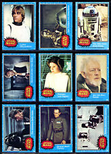 1977 Topps Star Wars Blue Series 1 Complete 1-66 Card Set NM Luke Skywalker Leia picture
