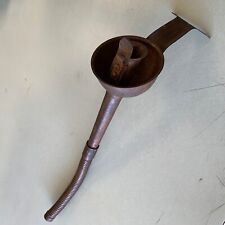 Antique Service Station Oil Can  Filler SCOVILL MFG. CO the Brass Button Company picture