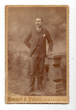 CABINET CARD – MAN – CHICO CALIFORNIA PHOTOGRAPHER’S IMPRINT picture
