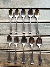 Rare Vintage Lot of 10 High Noon Club Chicago Silverware Spoons LS Co. picture