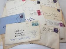 Vintage Mailed Empty Envelope Lot of 38 from 1950s Ephemera use in Junk Journal picture
