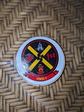 *RARE* Vintage Marine Helicopter squadron One decal - HMX-1 - USA made picture