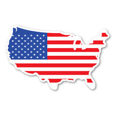 United States Shaped American Flag Magnet picture