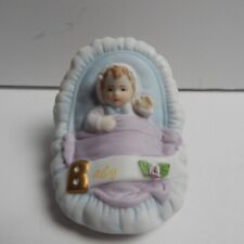 1987 Vintage Porcelain Enesco - Growing Up Birthday Girls -  BABY    Retired picture