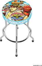 Arcade1Up Adjustable Capcom Stool Pub Chair Padded Seat Chrome Extending Legs picture