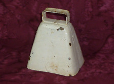 Large Original Antique Cow Bell Cast Iron or Brass? Old Vintage Primitive Decor picture