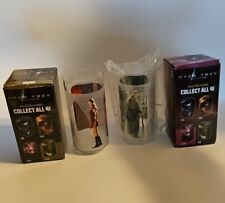 Star Trek Uhura And Nero.  Collectible Glass 2008 Unused. Lot Of 2 picture
