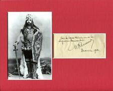 Maurice Renaud French Opera Baritone Singer Rare Signed Autograph Photo Display picture