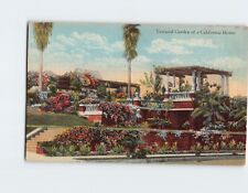 Postcard Terraced Garden of a California Home picture