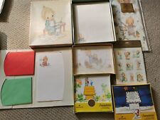 Vintage LARGE Lot Hallmark Boxes of Postalettes Stationery Betsey Clark Snoopy picture