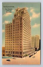 Fort Worth TX-Texas, The Blackstone, Advertising, Antique Vintage Card Postcard picture