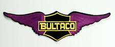 BULTACO logo with WINGS jacket patch from the 1970s •12 1/2 