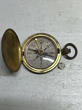 Old Vtg WW2 US Military USCE Corps Of Engineers Pocket Brass Compass picture