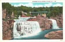 Beautiful View Of Rainbow Falls, Ausable Chasm, New York 1938 Postcard picture
