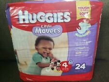 Huggies Little Movers Plus Disney Mickey Minnie Size 4 Diapers 2009 24 Ct Disc. picture