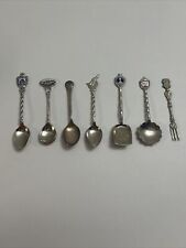 Vintage Spoon And Fork Tourist Collection Bundle Lot of 7 picture