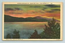 Buck Mountain Mt Sunrise Colorful Beautiful Lake George New York NY Postcard picture